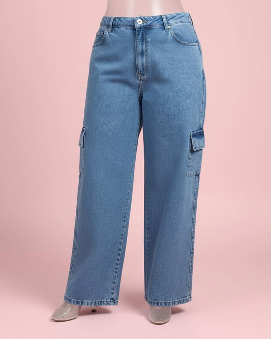 Cargo Jeans (Blue)