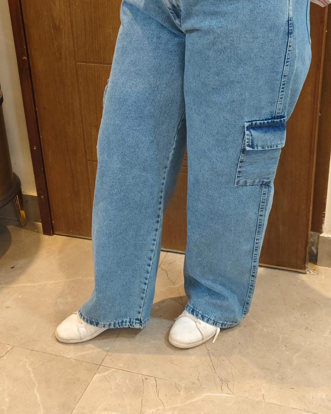 Cargo Jeans (Blue)